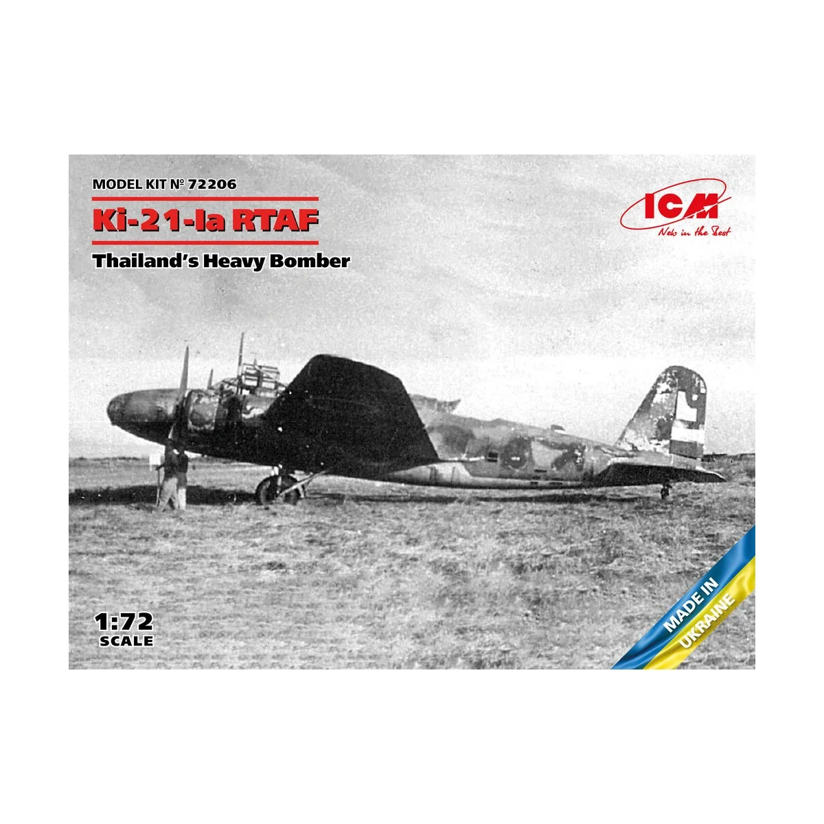 Ki-21-Ia RTAF, Thailand's Heavy Bomber, 1/72 - ICM 72206 Ki-21-Ia RTAF, Thailand's Heavy Bomber, 1/72 - ICM 72206