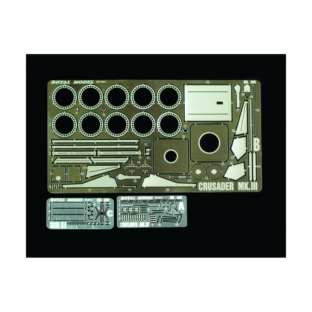 CRUSADER MK.III (for Revell kit), 1/72 - Royal Model RM409 CRUSADER MK.III (for Revell kit), 1/72 - Royal Model RM409