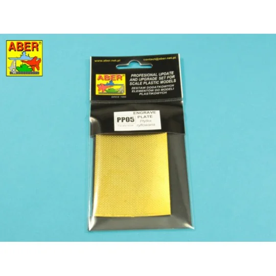 Engrave plate - Aber Models PP05 Engrave plate - Aber Models PP05