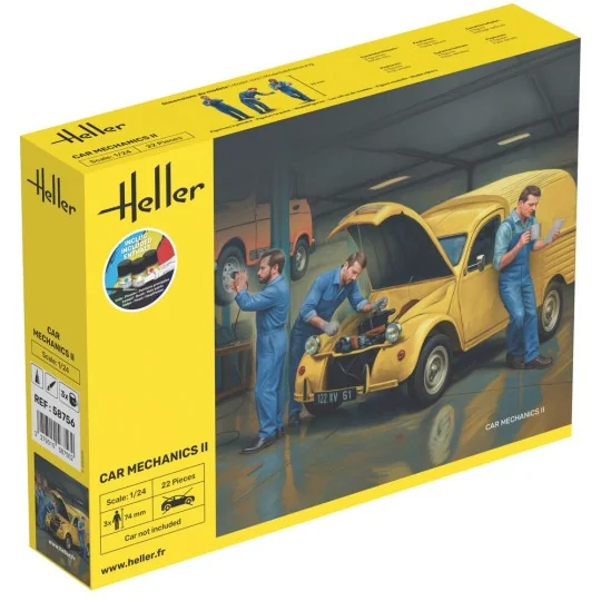 STARTER KIT Car Mechanics II, 1/24 - Heller 58756 STARTER KIT Car Mechanics II, 1/24 - Heller 58756