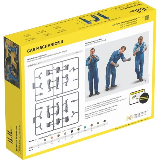 STARTER KIT Car Mechanics II, 1/24 - Heller 58756 STARTER KIT Car Mechanics II, 1/24 - Heller 58756
