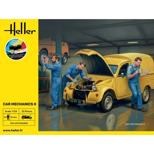 STARTER KIT Car Mechanics II, 1/24 - Heller 58756 STARTER KIT Car Mechanics II, 1/24 - Heller 58756