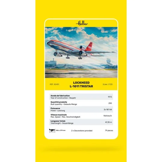 Lockheed L-1011 Tristar - Heller 80451