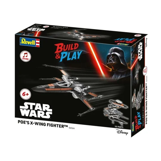 Poe's X-Wing Fighter (w/Sound): Build & Play, 1/78 - Revell 06564 Poe's X-Wing Fighter (w/Sound): Build & Play, 1/78 - Revell 06564