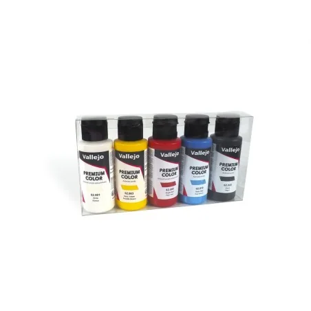 Premium Color: Basic Opaque Colors 60 ml - Vallejo 62101