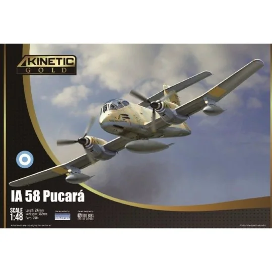 IA-58 Pucara, 1/48 - KINETIC K48078 IA-58 Pucara, 1/48 - KINETIC K48078