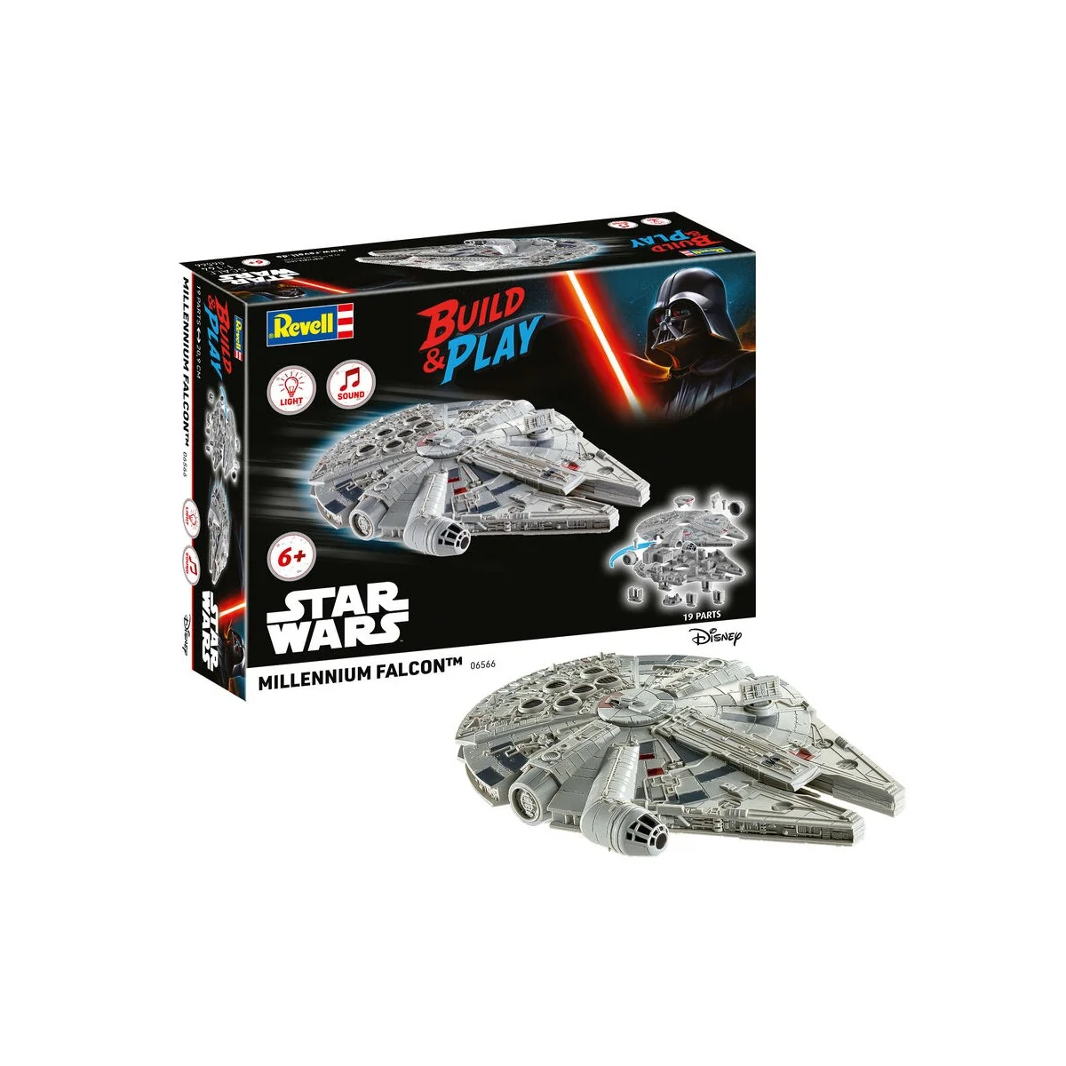 Millennium Falcon (Light/Sound): Build & Play, 1/164 - Revell 06566