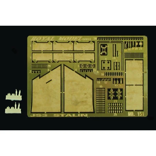 JS 3 Stalin (for Tamiya kit), 1/35 - Royal Model RM151 JS 3 Stalin (for Tamiya kit), 1/35 - Royal Model RM151