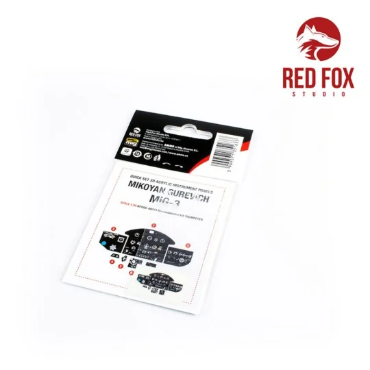 1/48 Mikoyan Gurevich MiG-3 (for Trumpeter kit), 1/48 - Red Fox Stu... 1/48 Mikoyan Gurevich MiG-3 (for Trumpeter kit), 1/48 - Red Fox Stu...