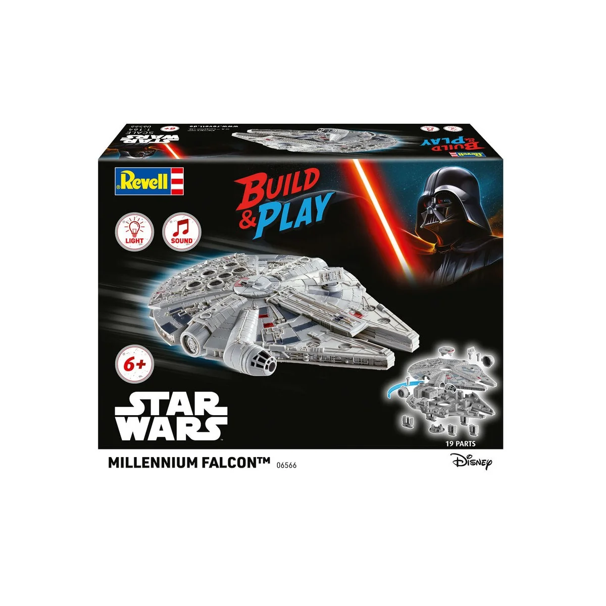 Millennium Falcon (Light/Sound): Build & Play, 1/164 - Revell 06566