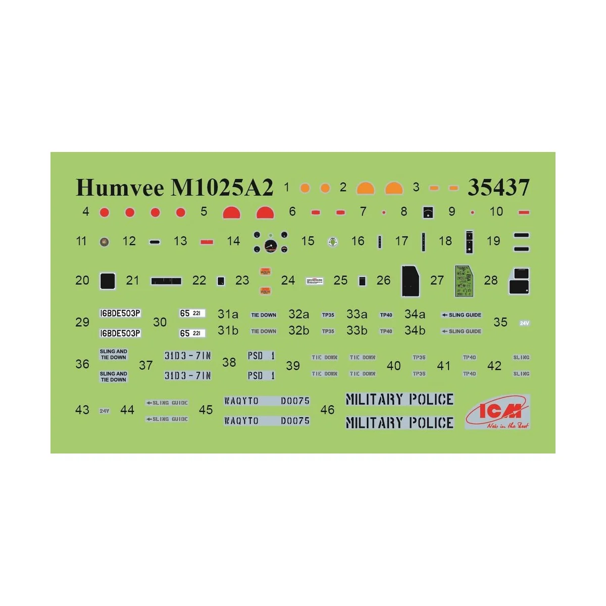 M1025A2 Hummer Armament Carrier, 1/35 - ICM 35437 M1025A2 Hummer Armament Carrier, 1/35 - ICM 35437