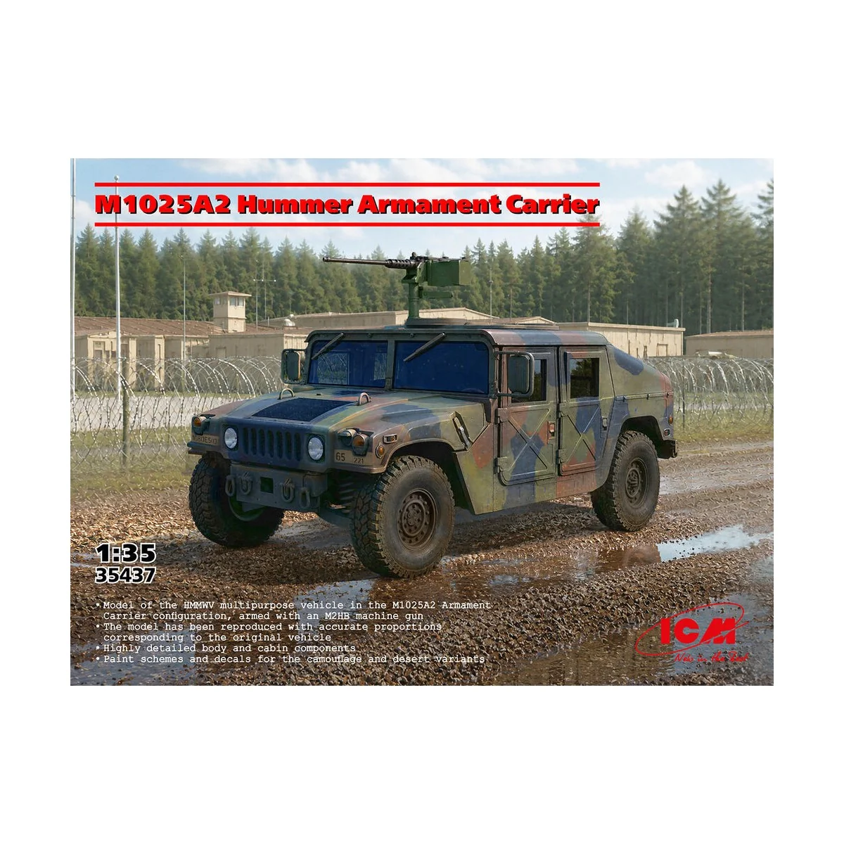 M1025A2 Hummer Armament Carrier, 1/35 - ICM 35437 M1025A2 Hummer Armament Carrier, 1/35 - ICM 35437