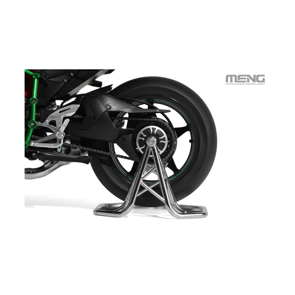 Kawasaki Ninja H2R 2018 (Pre-colored Edition), 1/9 - MENG-Model MT-... Kawasaki Ninja H2R 2018 (Pre-colored Edition), 1/9 - MENG-Model MT-...