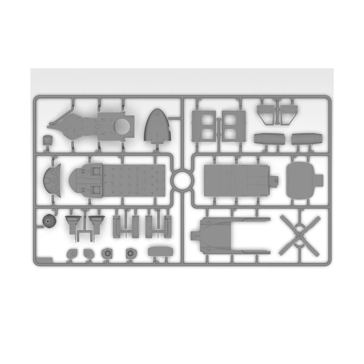 UH-60A Black Hawk with ESSS and Skis, 1/48 - ICM 48368 UH-60A Black Hawk with ESSS and Skis, 1/48 - ICM 48368