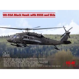 UH-60A Black Hawk with ESSS and Skis, 1/48 - ICM 48368
