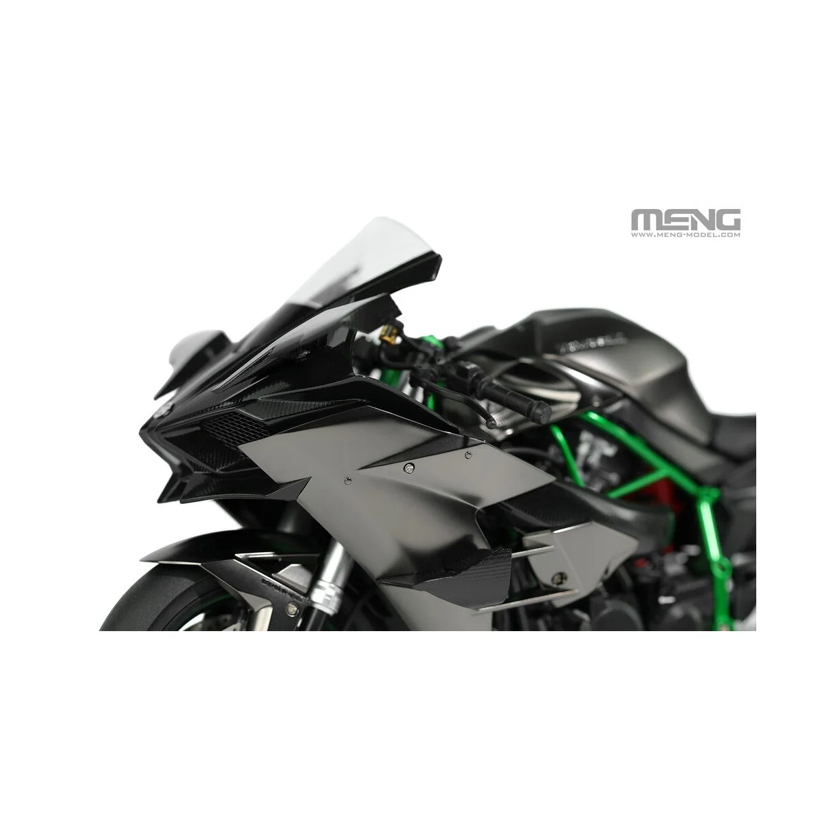 Kawasaki Ninja H2R 2018 (Pre-colored Edition), 1/9 - MENG-Model MT-... Kawasaki Ninja H2R 2018 (Pre-colored Edition), 1/9 - MENG-Model MT-...