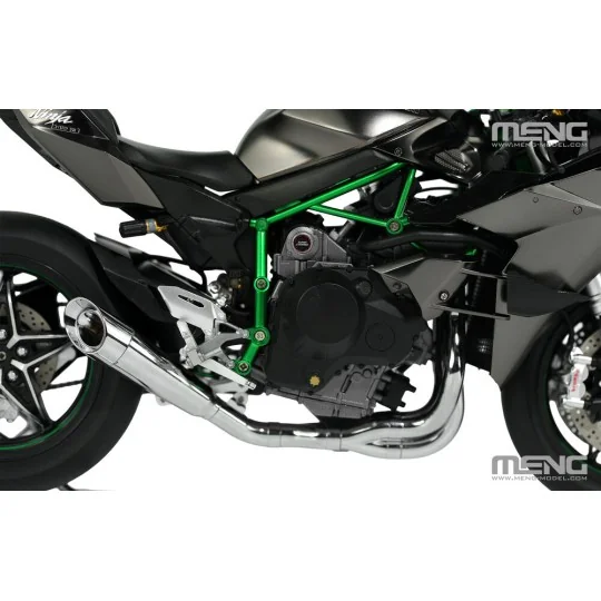 Kawasaki Ninja H2R 2018 (Pre-colored Edition), 1/9 - MENG-Model MT-... Kawasaki Ninja H2R 2018 (Pre-colored Edition), 1/9 - MENG-Model MT-...