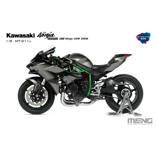 Kawasaki Ninja H2R 2018 (Pre-colored Edition), 1/9 - MENG-Model MT-... Kawasaki Ninja H2R 2018 (Pre-colored Edition), 1/9 - MENG-Model MT-...