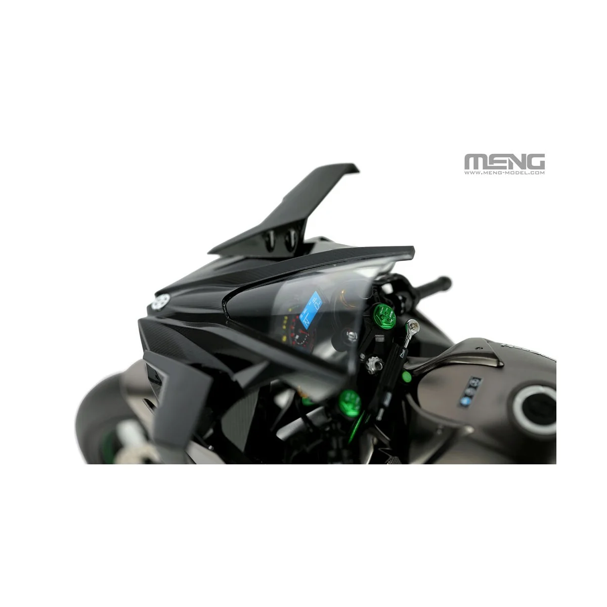 Kawasaki Ninja H2R 2018 (Pre-colored Edition), 1/9 - MENG-Model MT-... Kawasaki Ninja H2R 2018 (Pre-colored Edition), 1/9 - MENG-Model MT-...
