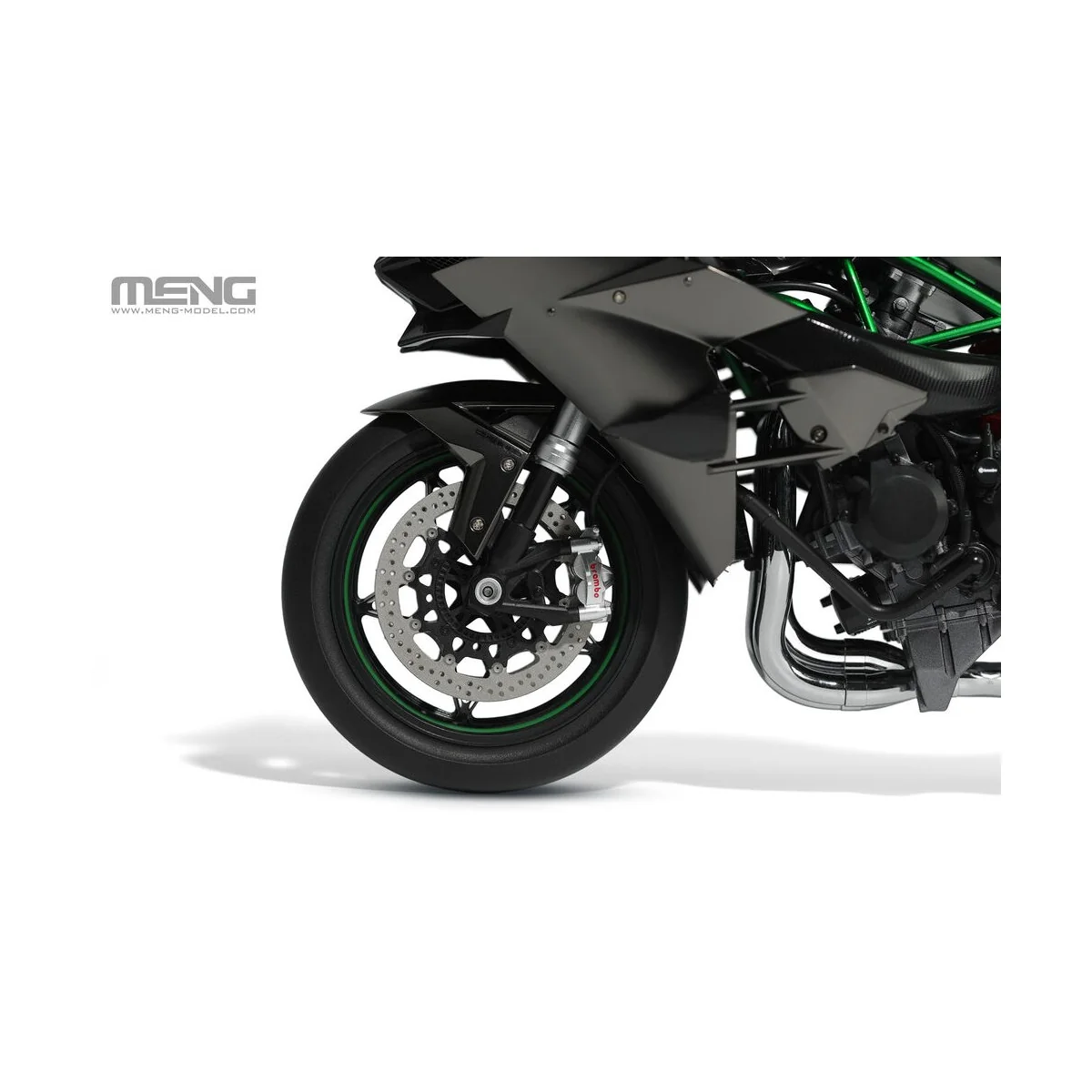 Kawasaki Ninja H2R 2018 (Pre-colored Edition), 1/9 - MENG-Model MT-... Kawasaki Ninja H2R 2018 (Pre-colored Edition), 1/9 - MENG-Model MT-...