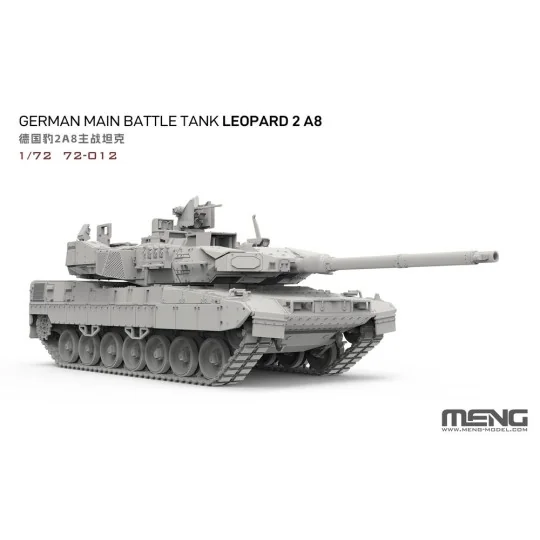 German Main Battle Tank Leopard 2 A8, 1/72 - MENG-Model 72-012 German Main Battle Tank Leopard 2 A8, 1/72 - MENG-Model 72-012