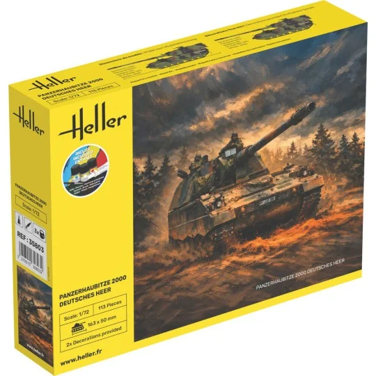 STARTER KIT Panzerhaubitze 2000 (PzH 2000), 1/72 - Heller 35803 STARTER KIT Panzerhaubitze 2000 (PzH 2000), 1/72 - Heller 35803