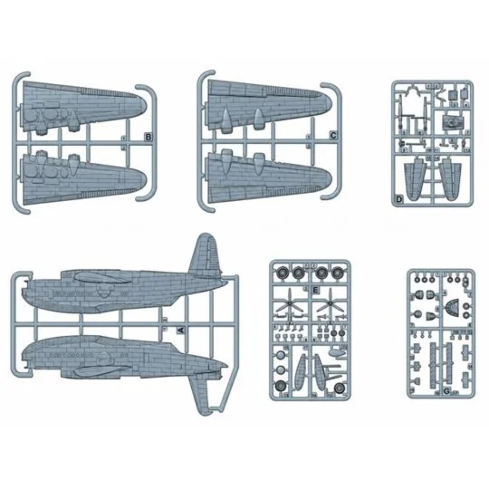 Short S.25 Sunderland Mark III/V, 1/144 - Roden 353 Short S.25 Sunderland Mark III/V, 1/144 - Roden 353