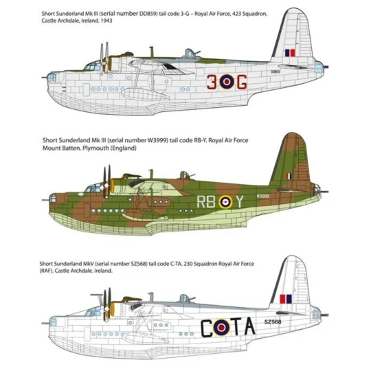 Short S.25 Sunderland Mark III/V, 1/144 - Roden 353 Short S.25 Sunderland Mark III/V, 1/144 - Roden 353