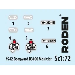 Borgward B3000 Maultier, 1/72 - Roden 742 2