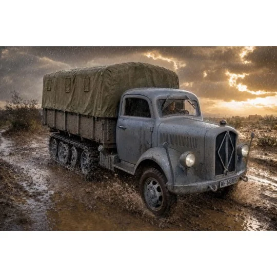 Borgward B3000 Maultier, 1/72 - Roden 742 Borgward B3000 Maultier, 1/72 - Roden 742