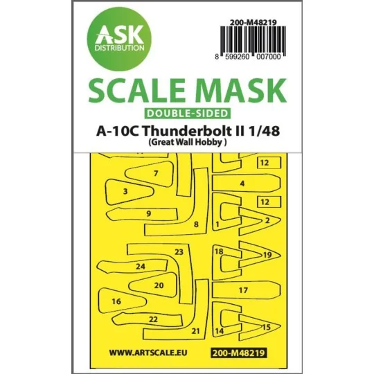 A-10C Thunderbolt II double-sided express fit mask for Great Wall H... A-10C Thunderbolt II double-sided express fit mask for Great Wall H...