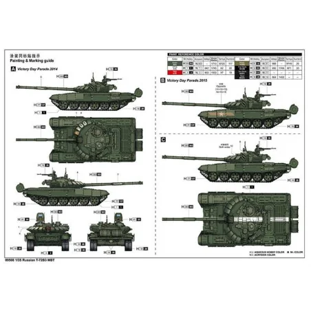 Russian T-72B3 MBT, 1/35 - Trumpeter 09508