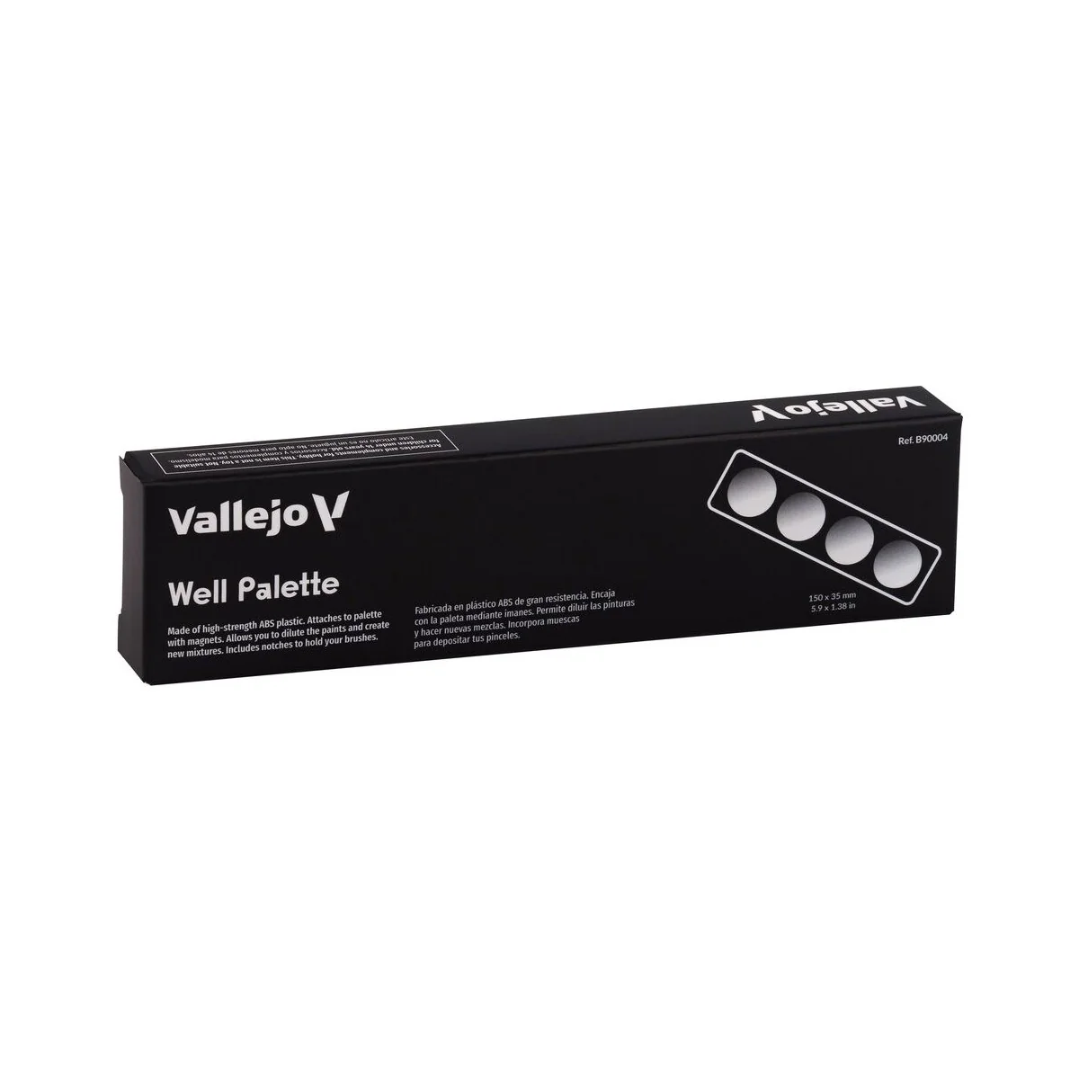 Accessory well palette with magnet attachment (149 x 34 x 13 mm) - ... Accessory well palette with magnet attachment (149 x 34 x 13 mm) - ...