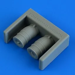 Westland Wessex HC.2 exhaust with F.O.D. covers for Airfix, 1/72 - ...