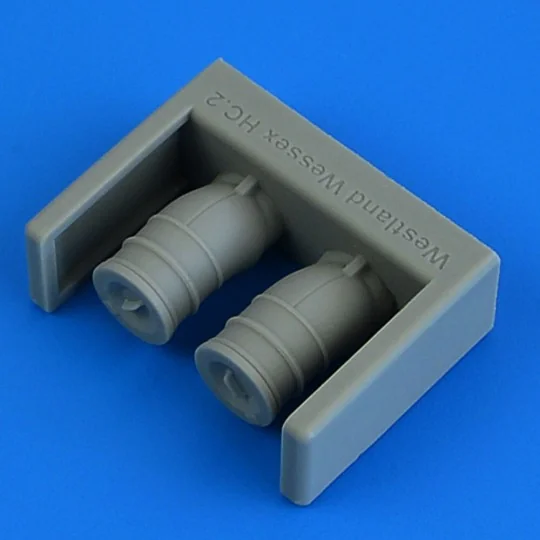 Westland Wessex HC.2 exhaust with F.O.D. covers for Airfix, 1/72 - ... Westland Wessex HC.2 exhaust with F.O.D. covers for Airfix, 1/72 - ...