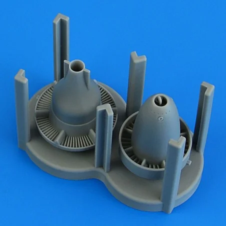 He 162A-1/2 detailed fan & engine turbine for Revell/Hobby 2000, 1/...