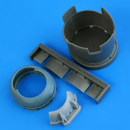 F6F-3 Hellcat cowling early - closed flaps for Hasegawa, 1/48 - Qui...
