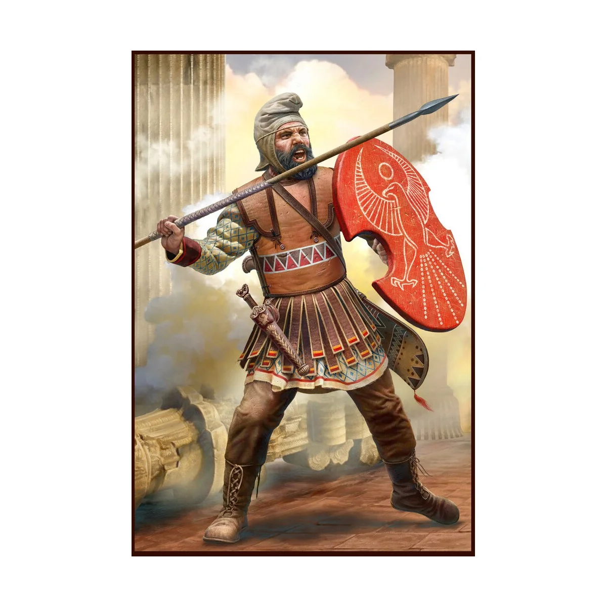 Greco-Persian Wars Series. Kit No. 5. Persian Heavy Infantryman, 1/... Greco-Persian Wars Series. Kit No. 5. Persian Heavy Infantryman, 1/...