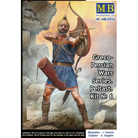 Greco-Persian Wars Series. Peltast. Kit No. 6, 1/32 - Master Box Lt... Greco-Persian Wars Series. Peltast. Kit No. 6, 1/32 - Master Box Lt...