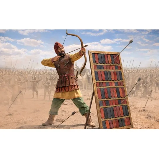 Greco-Persian Wars Series. Kit No. 10. Persian Heavy Infantryman, 1... Greco-Persian Wars Series. Kit No. 10. Persian Heavy Infantryman, 1...