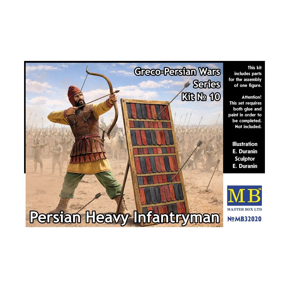Greco-Persian Wars Series. Kit No. 10. Persian Heavy Infantryman, 1... Greco-Persian Wars Series. Kit No. 10. Persian Heavy Infantryman, 1...