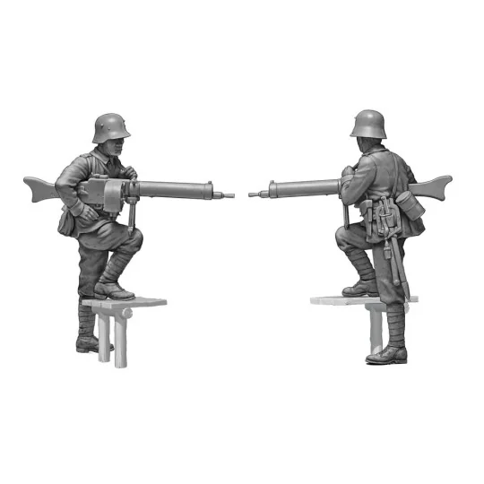 German Infantrymen before the attack. WWI era. Achtung, Panzer!, 1/... German Infantrymen before the attack. WWI era. Achtung, Panzer!, 1/...