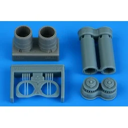 F-5B Freedom Fighter exhaust nozzles for Italeri/Revell, 1/72 - Air...