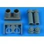 F-5B Freedom Fighter exhaust nozzles for Italeri/Revell, 1/72 - Air... F-5B Freedom Fighter exhaust nozzles for Italeri/Revell, 1/72 - Air...