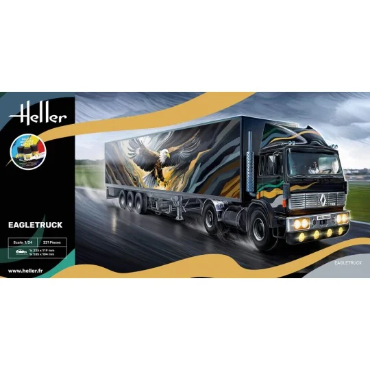 STARTER KIT Eagletruck, 1/24 - Heller 56784 STARTER KIT Eagletruck, 1/24 - Heller 56784