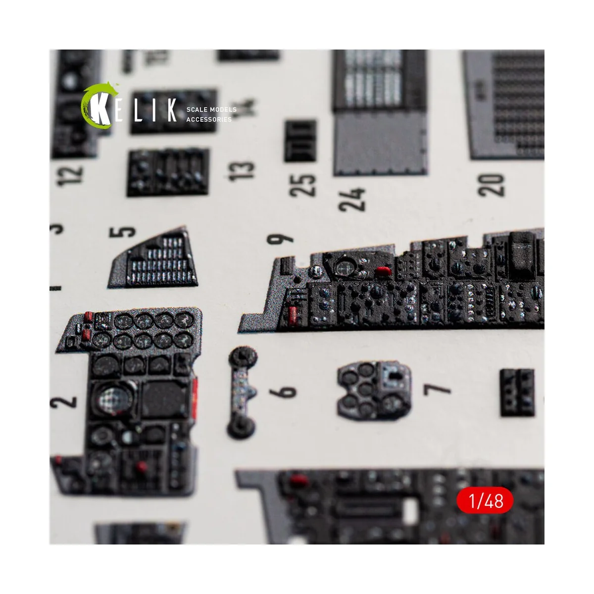 F-4B interior 3D decals for Tamiya kit, 1/48 - Kelik K48027 F-4B interior 3D decals for Tamiya kit, 1/48 - Kelik K48027