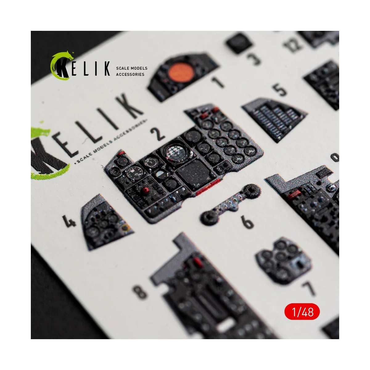 F-4B interior 3D decals for Tamiya kit, 1/48 - Kelik K48027 F-4B interior 3D decals for Tamiya kit, 1/48 - Kelik K48027