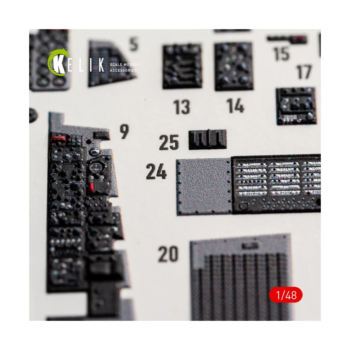 F-4B interior 3D decals for Tamiya kit, 1/48 - Kelik K48027 F-4B interior 3D decals for Tamiya kit, 1/48 - Kelik K48027