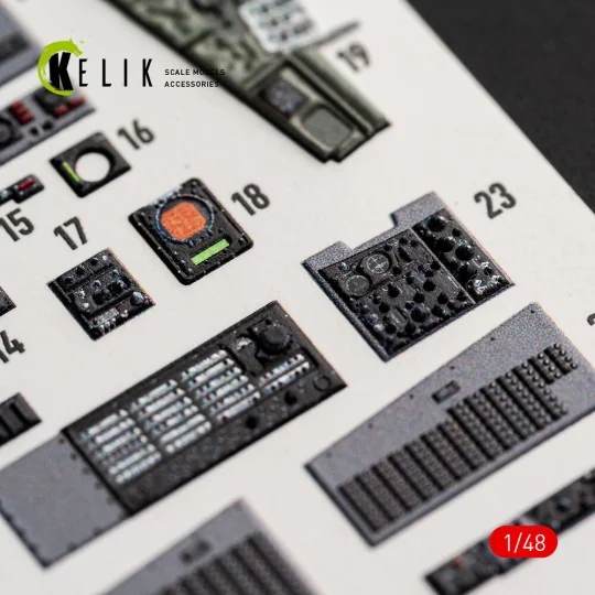 F-4B interior 3D decals for Tamiya kit, 1/48 - Kelik K48027 F-4B interior 3D decals for Tamiya kit, 1/48 - Kelik K48027
