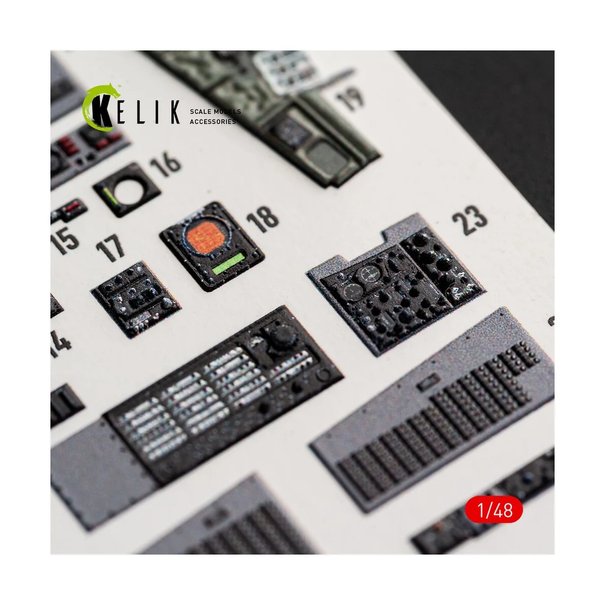 F-4B interior 3D decals for Tamiya kit, 1/48 - Kelik K48027 F-4B interior 3D decals for Tamiya kit, 1/48 - Kelik K48027